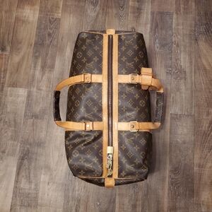 Vintage Louis Vuitton Monogram Souple Sac 45 Duffel Bag